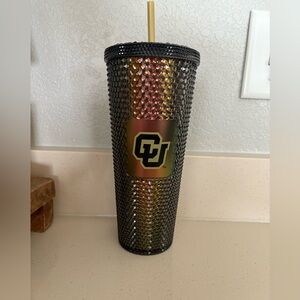 CU Colorado Buffaloes Starbucks reusable mug, never used, 24 fl oz